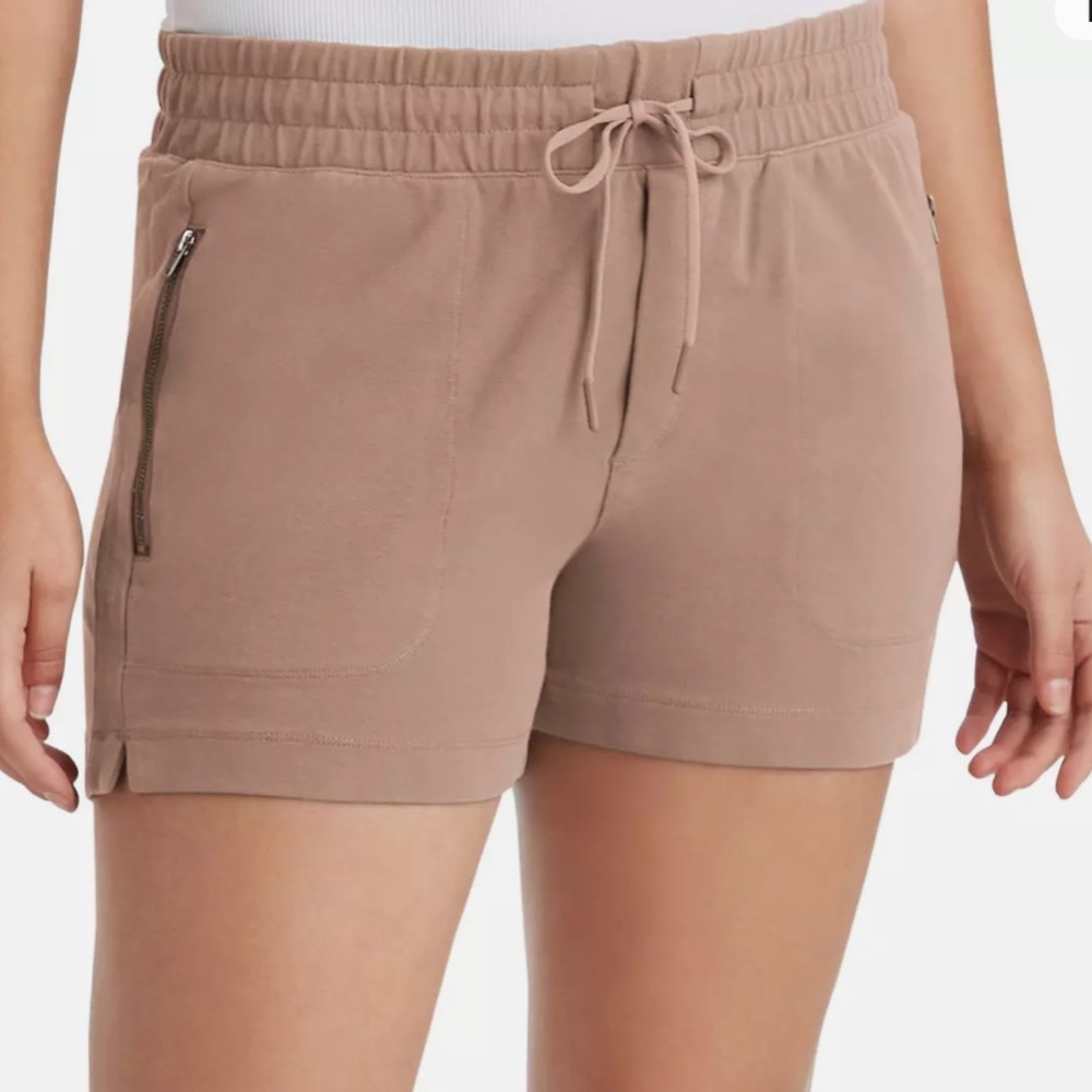 Twill shorts by Member's Mark elastic adjustable waistband front zipper …